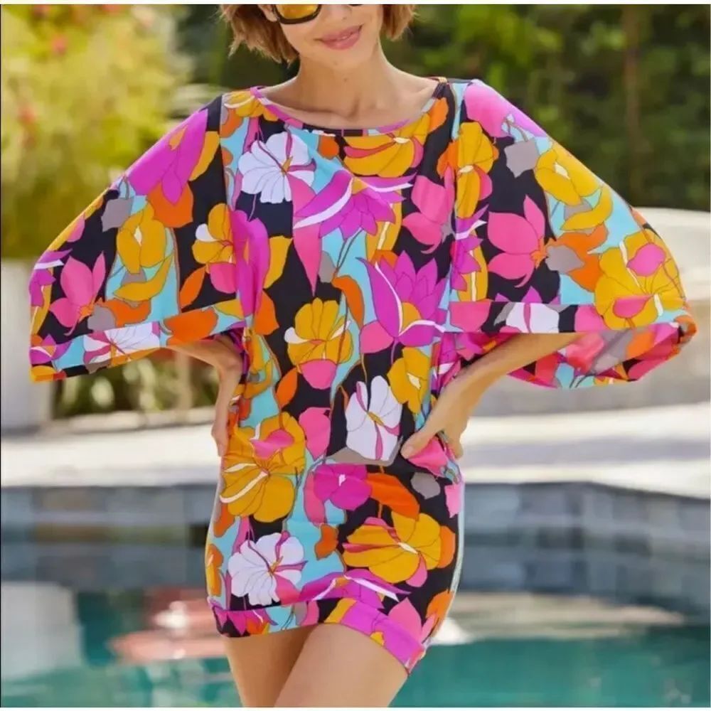 Trina Turk GEMINI SWIM TUNIC NWT Size Large